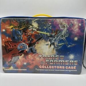 Transformers G1 Collectore Case 1984 W/ Insert‎ Tray TARA Toy Corp